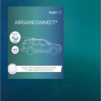 AirgainConnect Integrated Antenna Modem for Fleet and First Responders Preview
