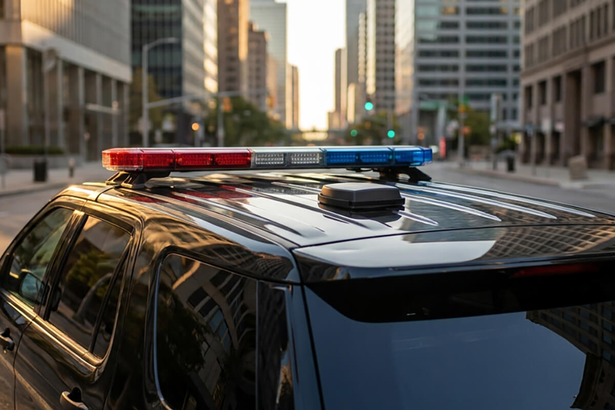 AC-Fleet on the police vehicle